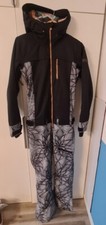 ROXY Illusion Schneeanzug Schneeoverall Snowboard Größe S Schwarz Weiß NP 463,99