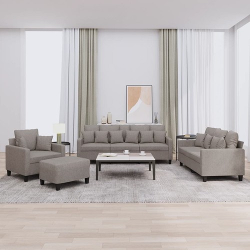 Sofagarnitur mit kissen sessel - sofagarnitur,