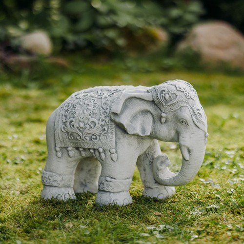 Indischer elefant gartenfigur - indischer,