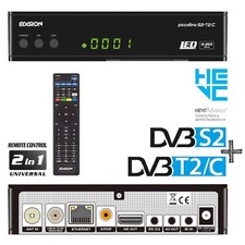 Edision Piccollino S2+T2/C Full HD Satelliten-Kabel-Receiver DVB-S2/C/T2 HDTV