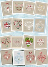 Farbiges Kreuzstichmuster als