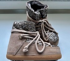 IKKII Boot 37 Taupe Lammfell Winter Blogger Schnee Ski Stiefel Inuikkii Moonboot