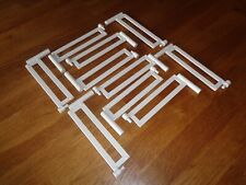 Schleich 10 Zaunelemente weiss für Bauernhof-Pferdehof-Ponyhof