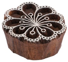 Indischer Textilstempel, Holz Stoffdruckstempel, Blaudruck Stempel, Druck Model