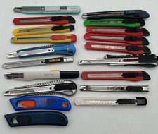 19er Set 9mm Cuttermesser Teppichmesser Kartonmesser verschiedene Hersteller