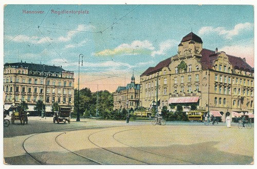 Hannover aegidientorplatz - hannover, ak