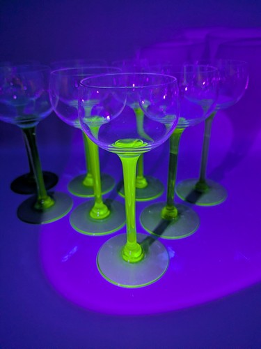 Weingläser uranglas grüner - weingläser,