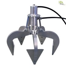 Schrottgreifer (fertig montiert) für Klappladekran Leimbach