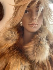 + Pelzmantel Rotfuchs Gr. M +