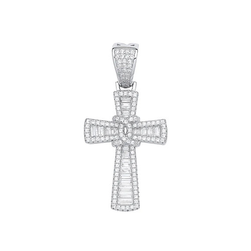 Kreuz anhänger sterlingsilber - kreuz,