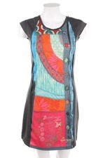 Desigual rainbow Kleid Minikleid Muster XS grau