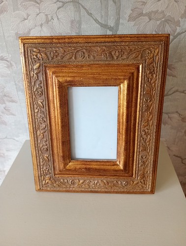 Verzierter vintage gold holz - verzierter,