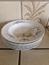 Seltmann Weiden Regina, 6 Suppenteller mit  schönen Veilchenmuster
