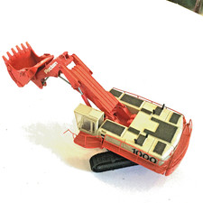 Modell 1/50 Poclain Raupenbagger 1000 CK mit Klappschaufel