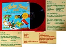 LP Wilhelm Busch erzählt 1 Theo Lingen Sylvia Vrethammar (Metronome) D 1977
