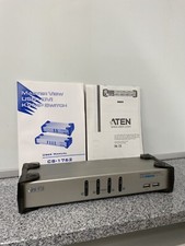 ATEN CS1764 KVM Switch | DVI, USB, Audio, USB-Hub, 4 Ports | Top Zustand