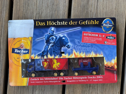 Tucher brauerei werbetruck - tucher,