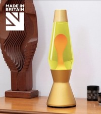 Mathmos Astro Lavalampe Gold First Edition Limited 154 / 500 Gelb Klar OVP