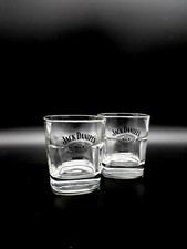 2 Jack Daniels Whiskey Tumbler stapelbare Gläser mit No.7 Aufdruck 2er Glas Set