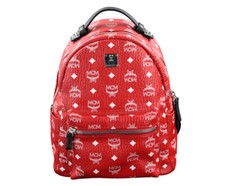 MCM Rucksack Tasche rot