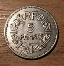 Frankreich France 5 Francs