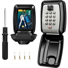 Robuste Schlüsselbox mit 12 Stelligem Zahlenschloss, Großer Platz für Schlüssel