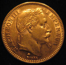 MDS FRANKREICH 20 FRANCS 1861 A "NAPOLEON III.", GOLD  #4