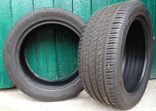 2 Sommerreifen Barum Bravuris 5 HM 255/45 R18 103Y XL, DOT 1124, 7 mm