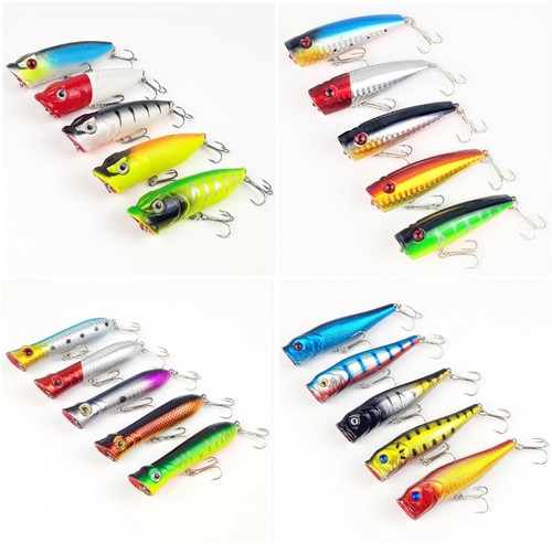 5er set popper - wobbler, baits