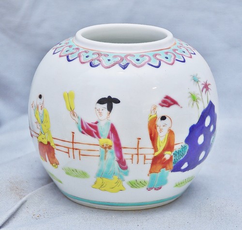 Vase china handgemalt - vase, china,