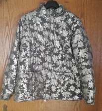 Steppjacke grau/silber Gr.48