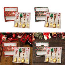 4er Set Weihnachtslöffel und