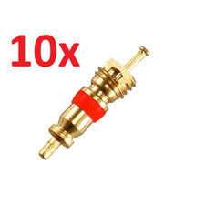 10x Ventilkern Kupfer Fahrrad