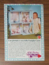 Vintage 1987 Mattel THE HEART FAMILY Puppen Puppenhaus Print Ad Italy