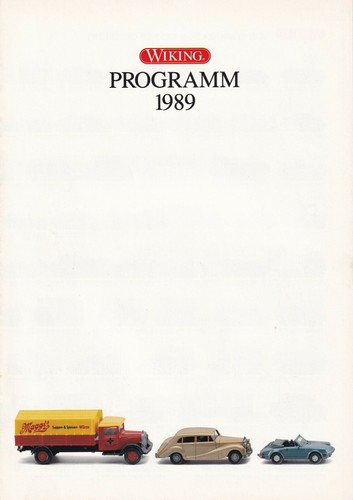 Wiking programm 1989 - programm,