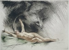 Radierung von Carl Josef Bauer