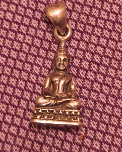 Buddha kettenanhänger 925er - buddha,