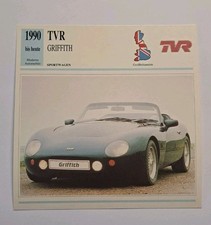Sportwagen TVR Griffith - seit 1990 - Geschichte & Technische Daten -  Karte
