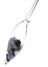 Edelstein Balance Wasserstab "Gelassenheit" (Magnesit, Blauquarz, Dumortierit) 