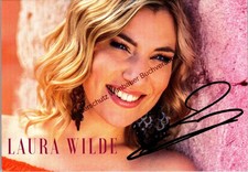 Original Autogramm Laura Wilde /// Autograph signiert signed signee Wilde 306649