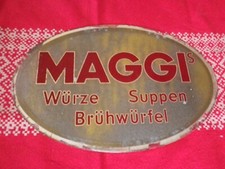 Altes Maggi Glasschild 30er