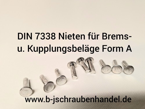 Din 7338 nieten - nieten, für