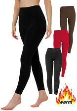 2er Pack Damen Seamless Thermoleggings Winter Thermo Legging warmen Innenfleece