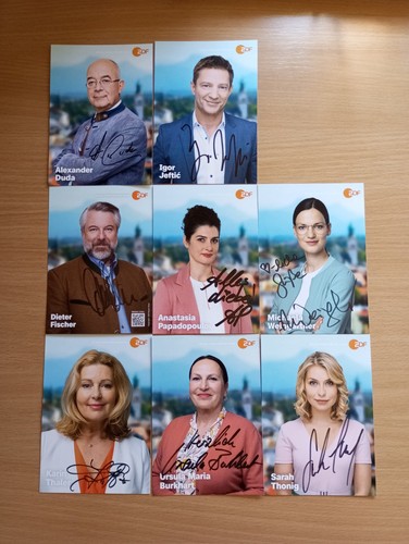 Autogramme von die rosenheim - autogramme,