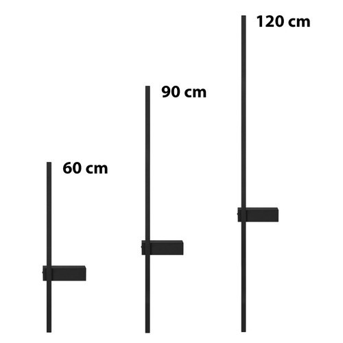 Led wandleuchte schwarz - led,