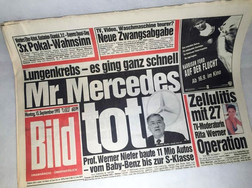 Bildzeitung vom 1993 - bildzeitung,