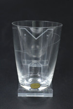 Rosenthal Form 2000 Linie Schliff Wasserglas Saftglas Glas Vintage alt H 10 cm