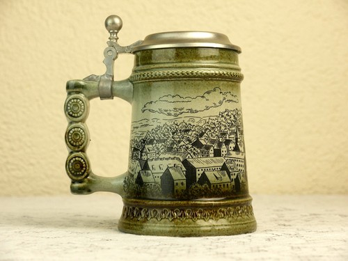 Vintage gerz gerzit bierkrug - gerz,