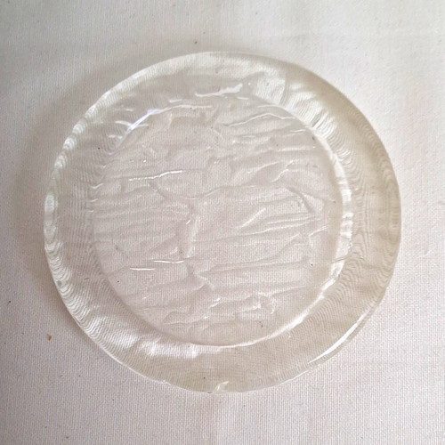 Glas kerzenteller rund - glas,