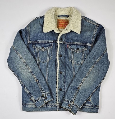 Levi sherpa trucker - sherpa,